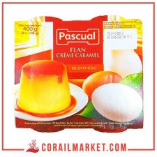 Flan crème caramel pascual 4×100 g