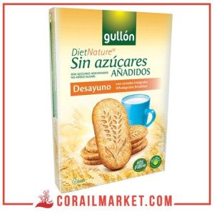 Biscuit au blé complet sans Sucre ajouté desyuno gullon 216 g