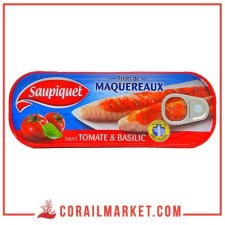 filet e maquereaux tomate et basilic saupiquet 169 g