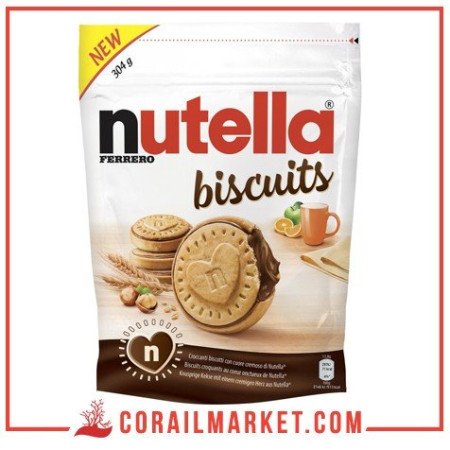Biscuit fourré AUX CHOCOLAT NUTELLA 304 g