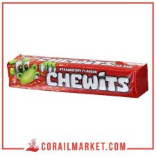 chewing-gum gout fraise chewits 30 g