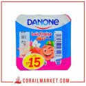 yaourt Lait fraise  Danone 100 g
