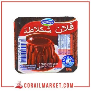 Flan de chocolat  soummam 100 g